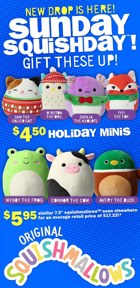 five below squishmallow drop schedule.